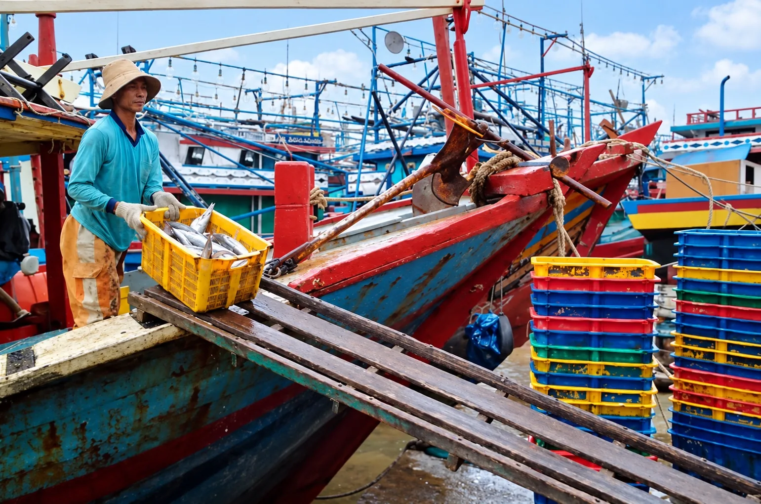 Dockside loading